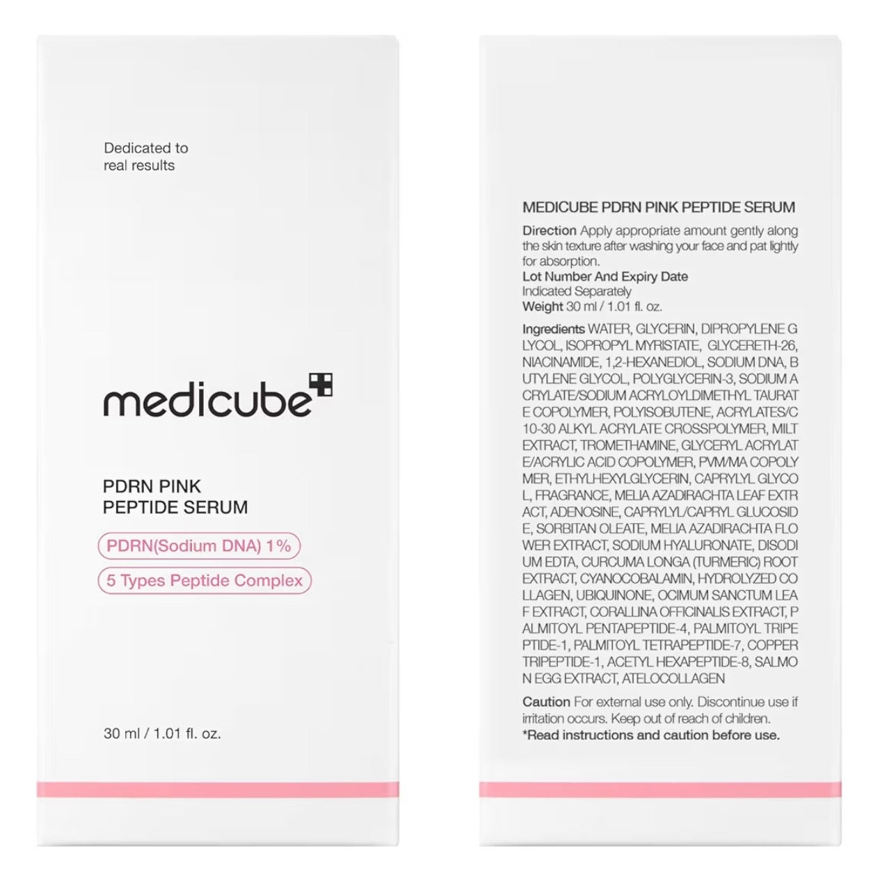 PDRN PINK PEPTIDE SERUM 30 ML