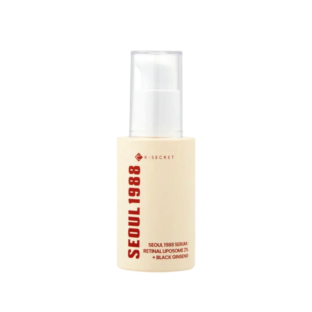 K-Secret Seoul 1988 Serum: Retinal Liposome 2% + Black Ginseng – 30 ml