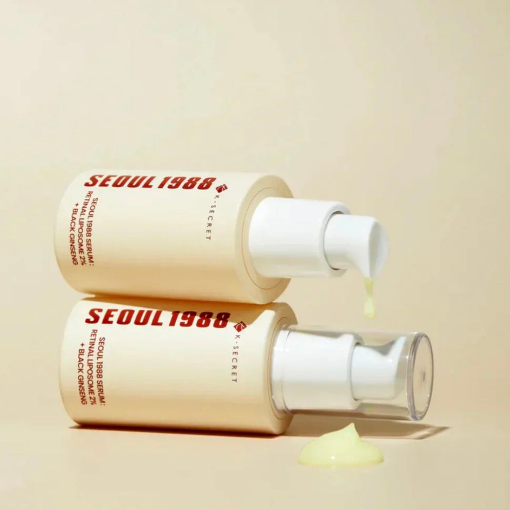 K-Secret Seoul 1988 Serum: Retinal Liposome 2% + Black Ginseng – 30 ml