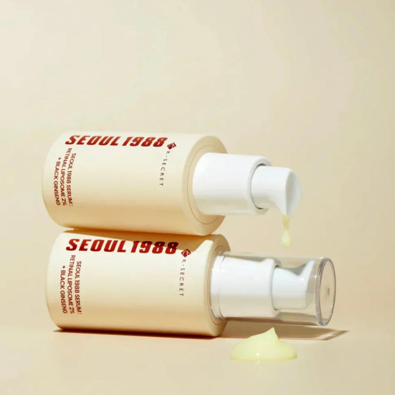 K-Secret Seoul 1988 Serum: Retinal Liposome 2% + Black Ginseng – 30 ml