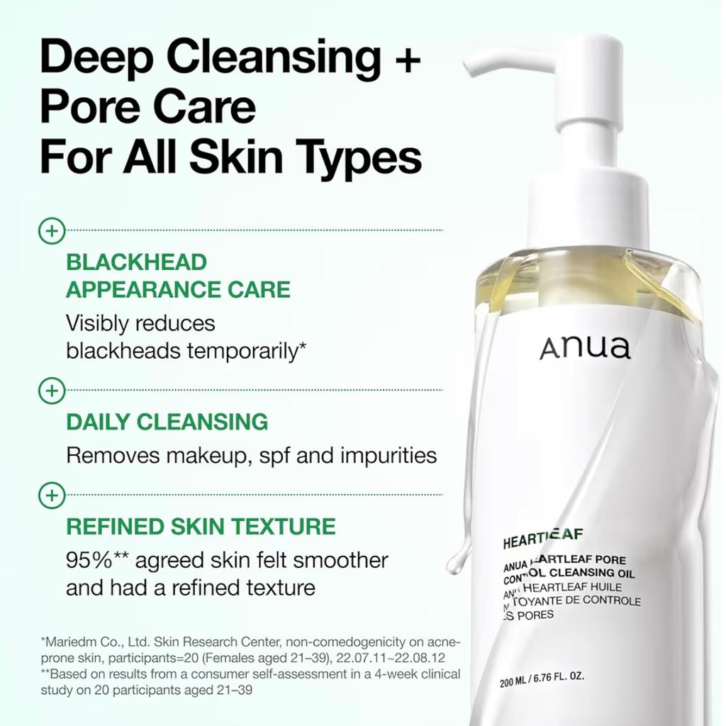 Anua Heartleaf Pore Control Cleansing Oil 200ml
