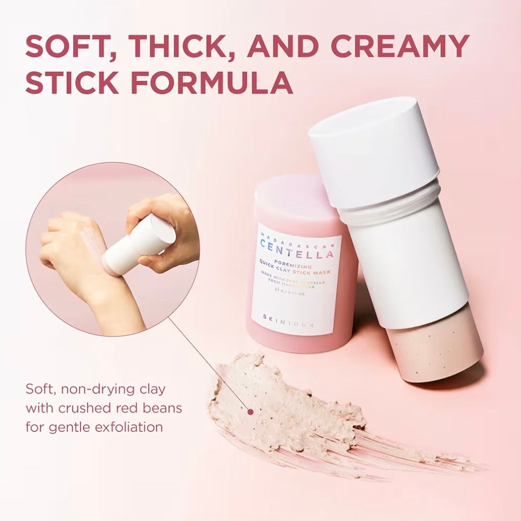 Skin1004 Madagascar Centella Poremizing Quick Clay Stick Mask – 27 g