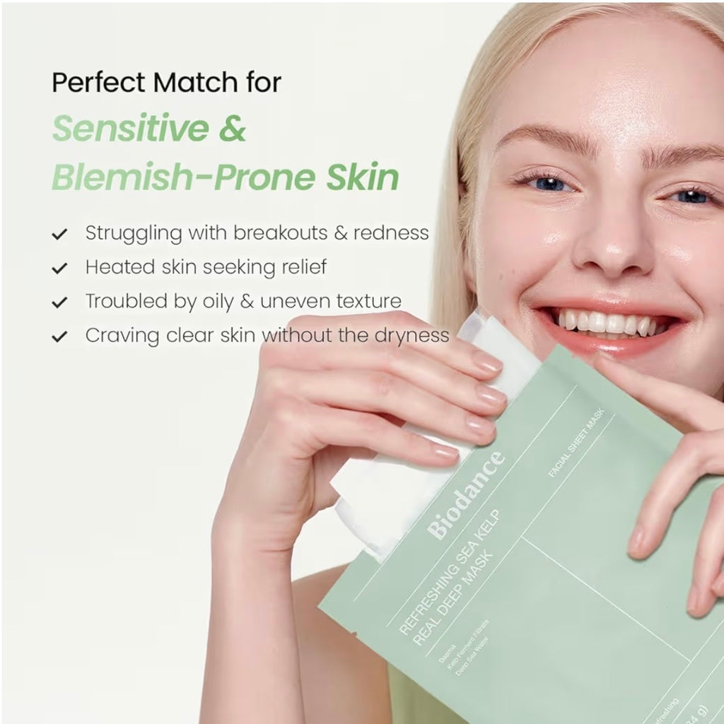 Biodance Refreshing Sea Kelp Real Deep Mask - 01 Sheet Masks
