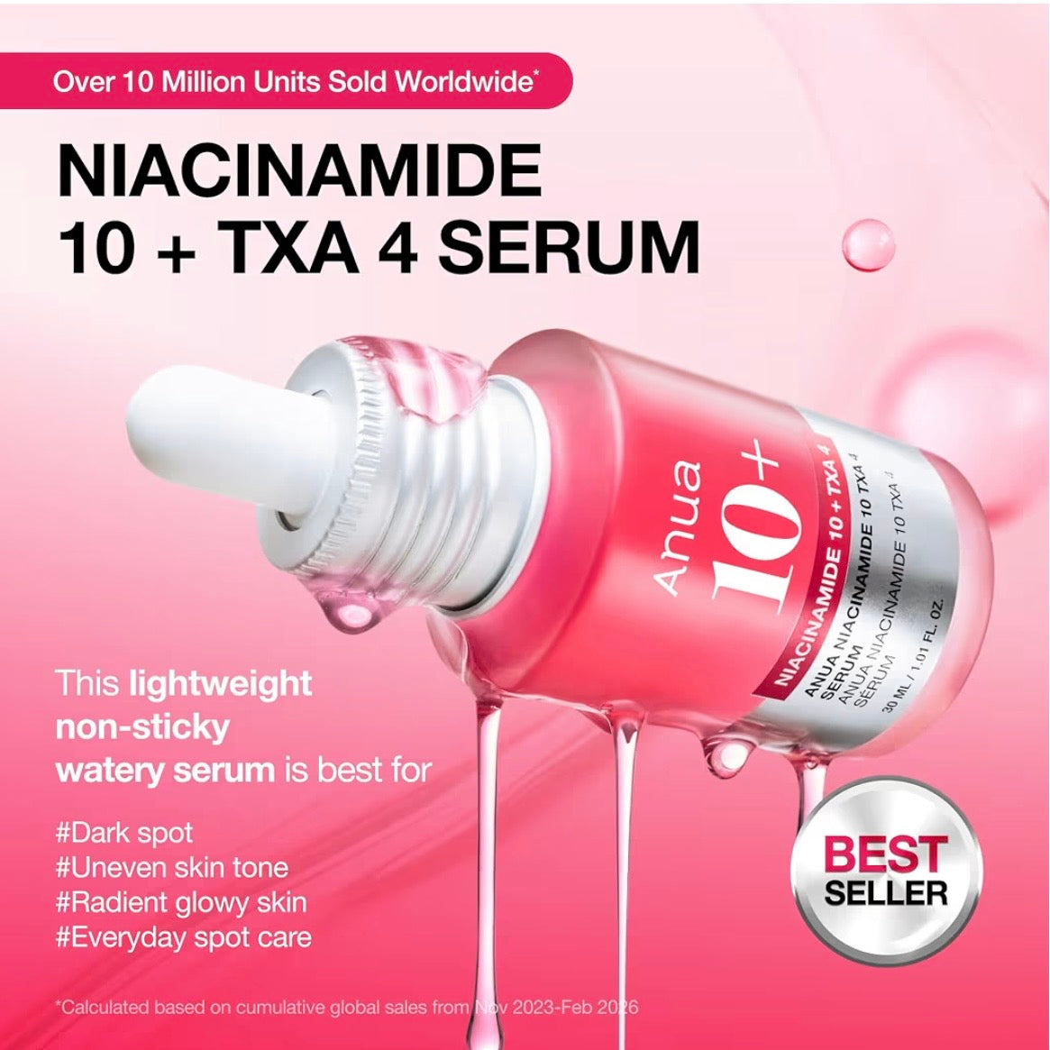 Anua Niacinamide 10% + TXA 4% Serum 30ML