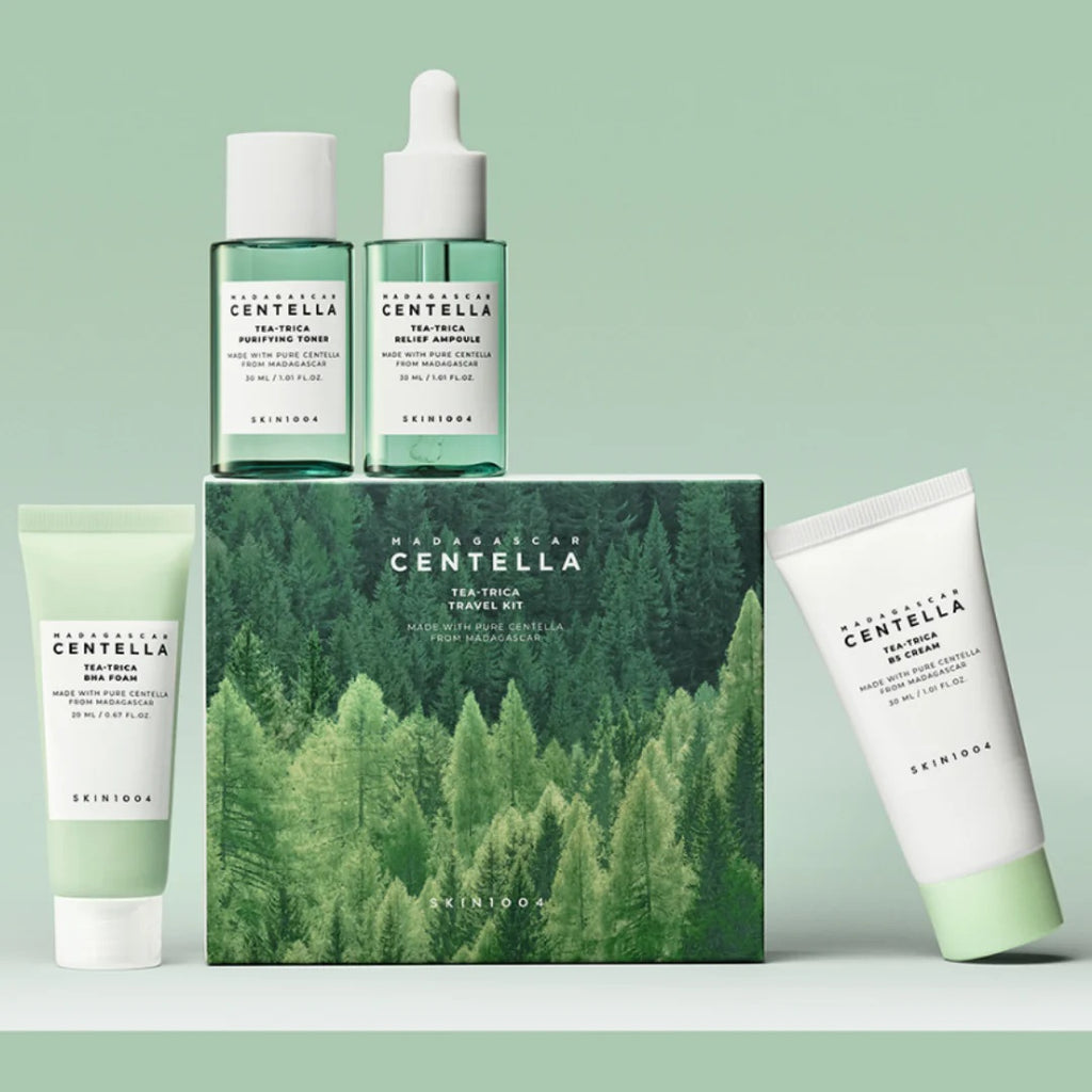 Skin 1004 Madagascar Centella Tea-Trica Travel Kit - 4 Pcs