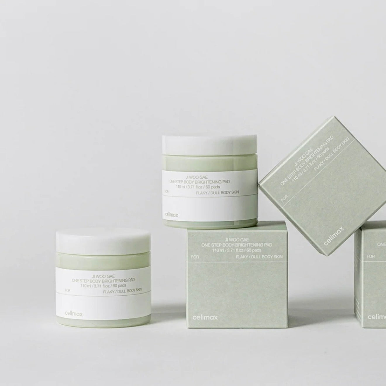 Celimax JIWOOGAE One Step Body Brightening Pad - 60 Pads